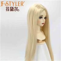 Long straight hair parted in the middle bjd doll wig-D016
