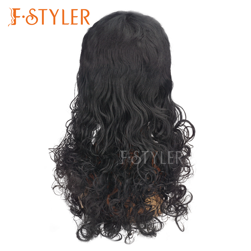 Long Curly Vintage Hairstyles Synthetic Costume Party Wig